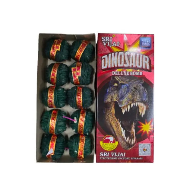 Dinosour Bomb Sri Vijai  1 Box (10 Pcs)